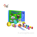 Bricolage de peinture pour enfants dessin art peinture rock kit